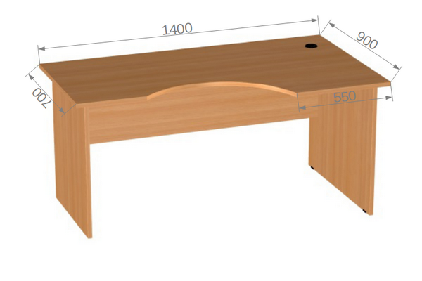 Офисная мебель ЭДЕМ Э-22.2 L Угловой (левый)